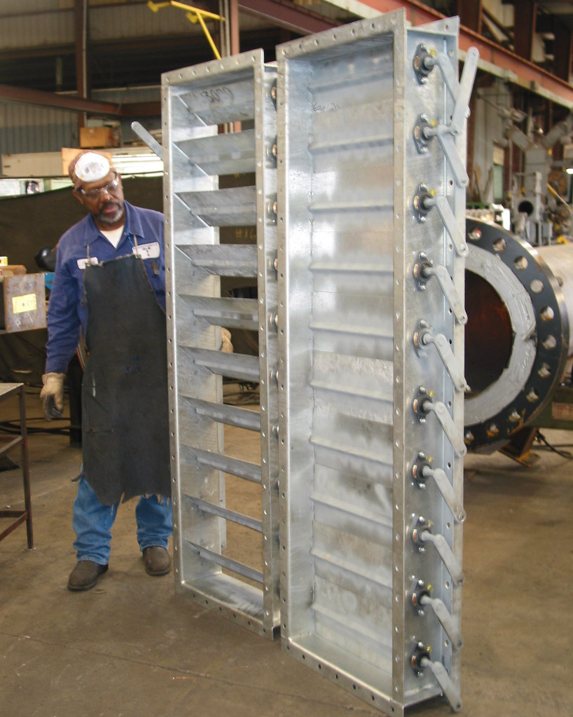 300 lb. Dampers for an Oil Refinery