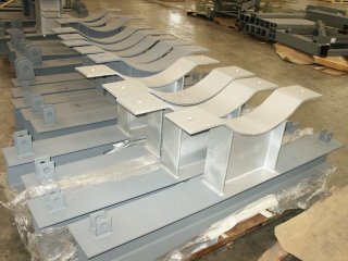 Various Sized Saddles for a Power Project