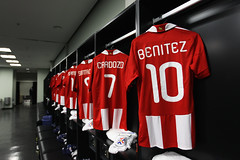 Paraguay in the dressing room