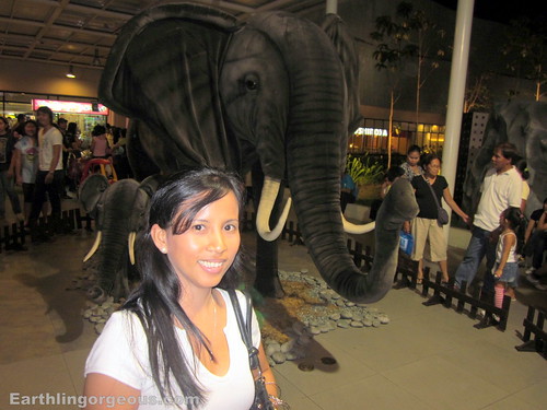 me with a huge Safari Elephant