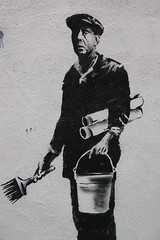 Banksy in Boston: Figure from the F̶O̶L̶L̶O̶W̶...