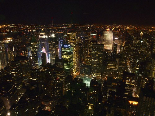 New York in night