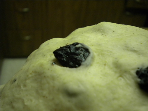 Blueberry Bread Dough