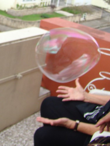 Burbujas gigantes- experimentación