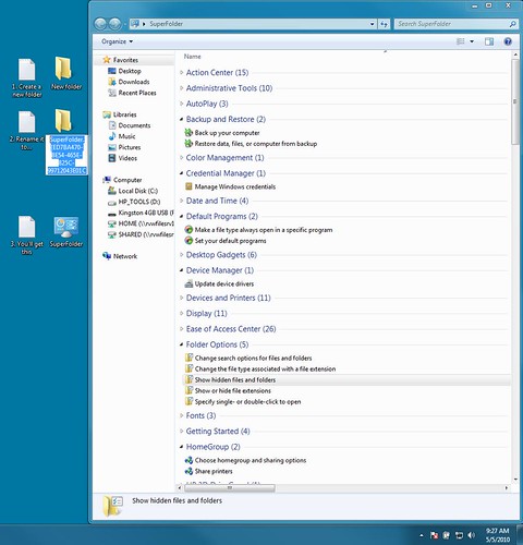 Windows 7 SuperFolder
