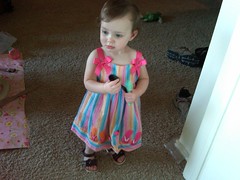 Liesl in a Fruit Dress