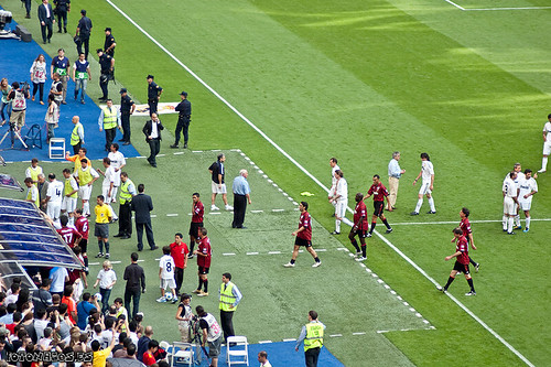 Partido benéfico veteranos Real Madrid VS viejas glorias AC Milán