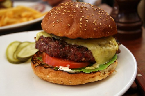 Cheeseburger at the Hawksmoor, London