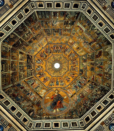 Coppo Di Marcovaldo Ceiling Mosaic Baptistery Of San Giovanni C