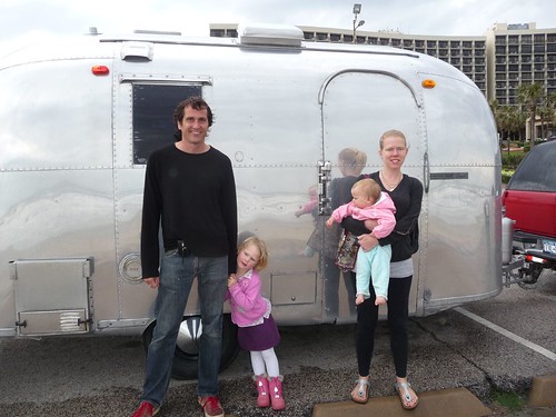 airstream on its way to london.