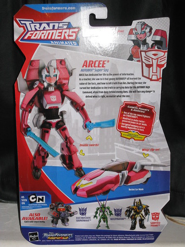 Transformers Animated ARCEE (back) - a photo on Flickriver