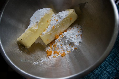 the butter mixture