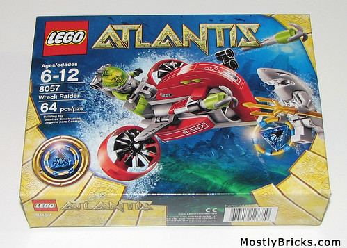 2010 LEGO Atlantis 8057 Wreck Raider