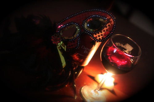 Masquerade Mask and Pinot Noir Night
