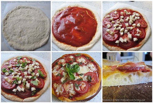 omate-Mozzarella mit Pizzateig - Hamelmann