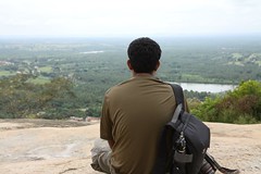 View of Chandranagari Hills from Sri Gomateshvara