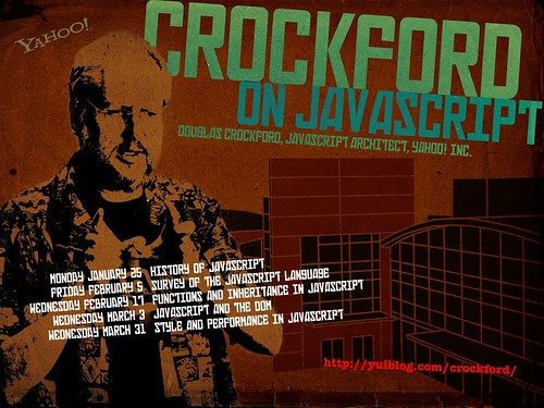 Crockford On JavaScript — Poster by Allen Rabinovich
