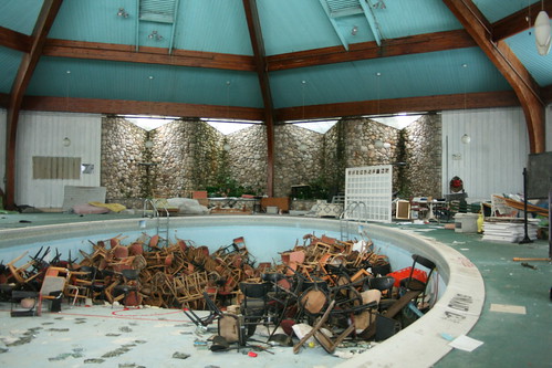 The indoor pool