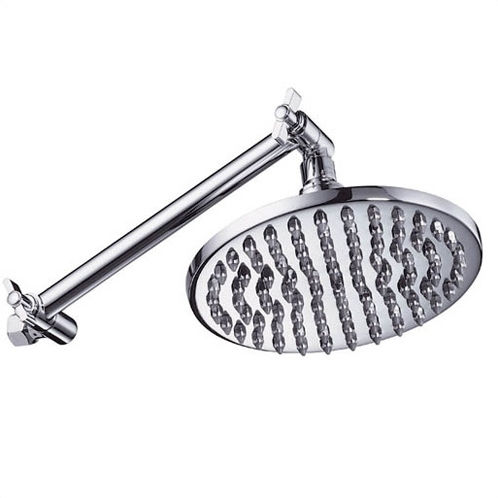 8"+Sunflower+Shower+Head+with+Extension+Arm+in+Chrome