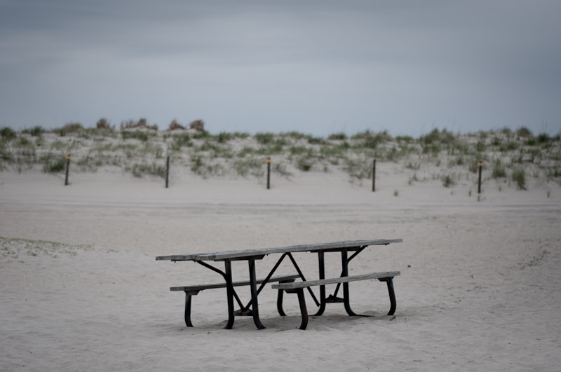 Eastern Shore- empty table by me