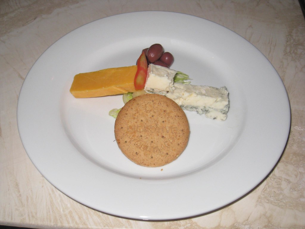 A cheese plate completed our first lunch.