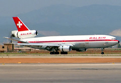 Balair DC-10-30 HB-IHK PMI 24/07/1988