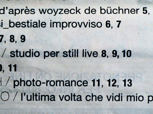 (Festival delle colline torinesi, 2010), da Repubblica, 30.6.010, 2