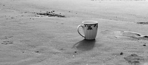 Cup of tea on the beach