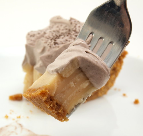 Peanut Butter Cream Pie with Chocolate Whipped Cream