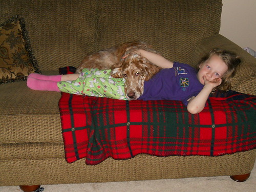 Ruby & Emma--Couch Time