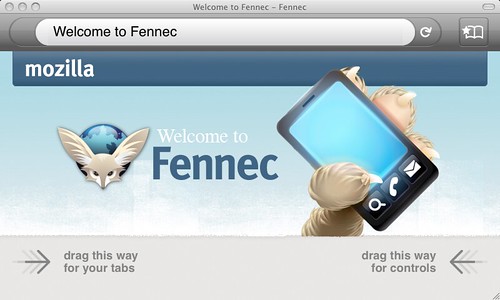 Fennec 1.0a1 - about:firstrun
