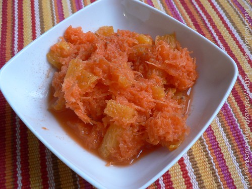 Arabischer Karottensalat mit Orangenblütenwasser