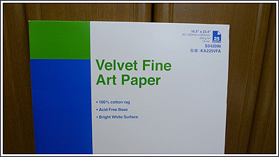 Velvet Fine Art Paper