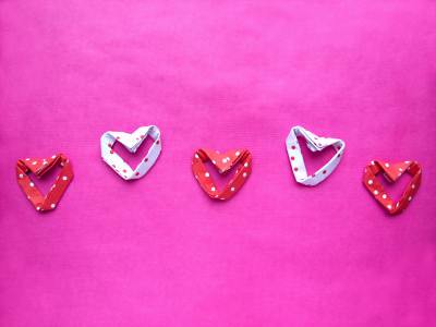 Cute Origami Hearts
