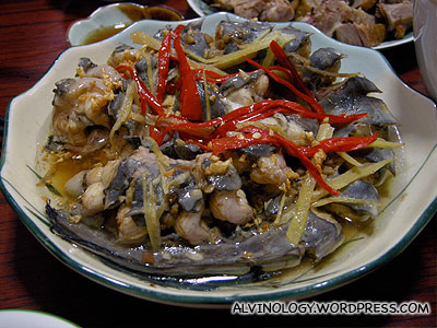 Steamed eel - a local delight