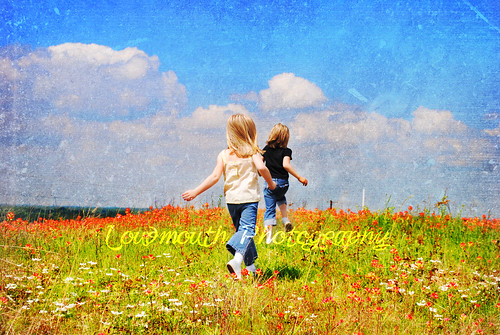 102/365 Lauren and Emma in a field of Indian Paintbrushes!