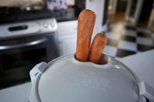 carrots, not fingers