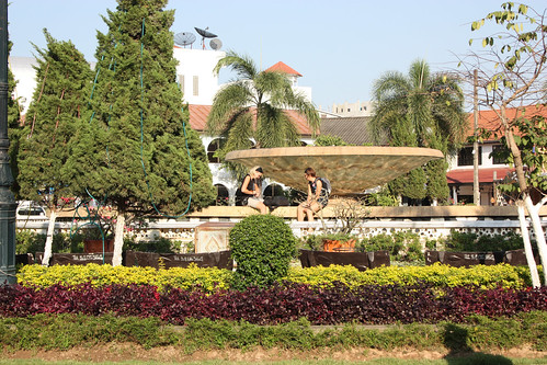 Fountain in Vientiane