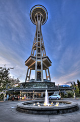 Seattle Space Needle - Front View