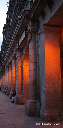 The Columns Of Plaza Mayor