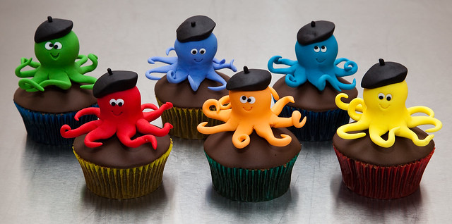 Ashley's Octopus Cupcakes