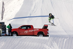 Jossi Wells goes Toyota Truck surfin'