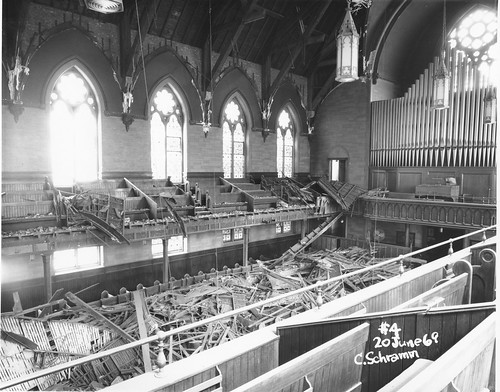 After the ceiling collapse, 1969