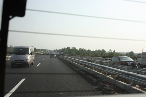 Driving the superhighway back to Saigon
