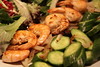 Seared Shrimp baby cucumber salad