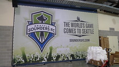 Seattle Sounders FC Sign at Qwest Field