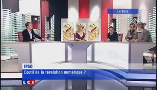 Arash Derambarsh sur LCI - TF1 (débat sur le livre numérique)