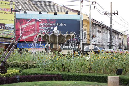 Gun fountain roundabout in Phuket Town