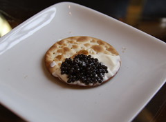 Black river ossetra malossol caviar @ Domaine Carneros