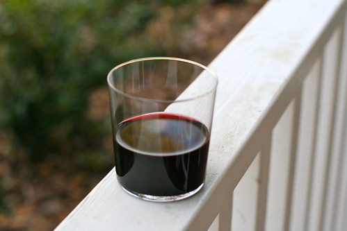 a favorite wine glass